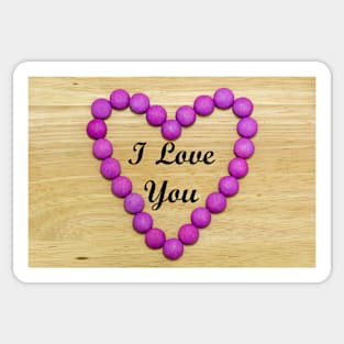 Candy Heart - I Love You Sticker